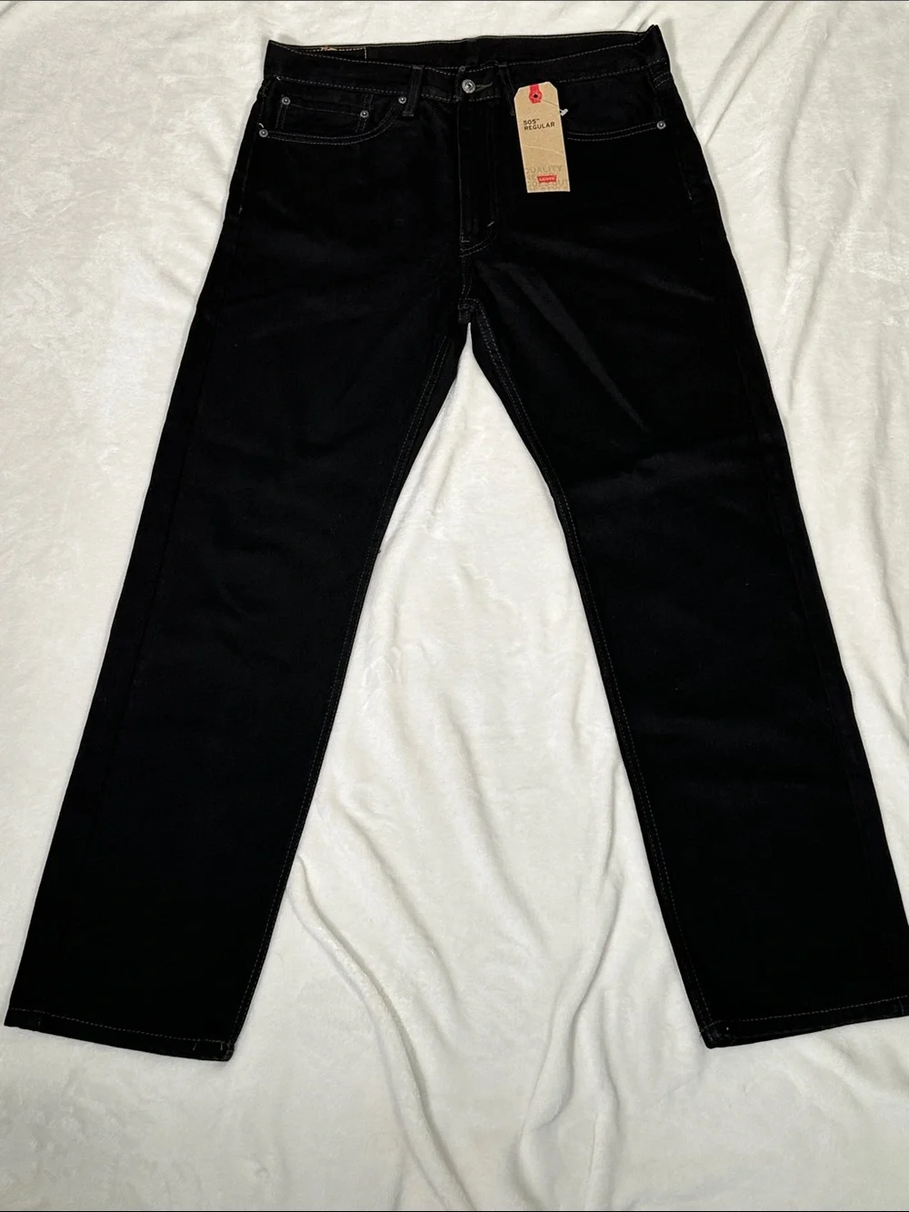 NWT Levi's Black 505 Jeans - Straight Leg Men's Jeans